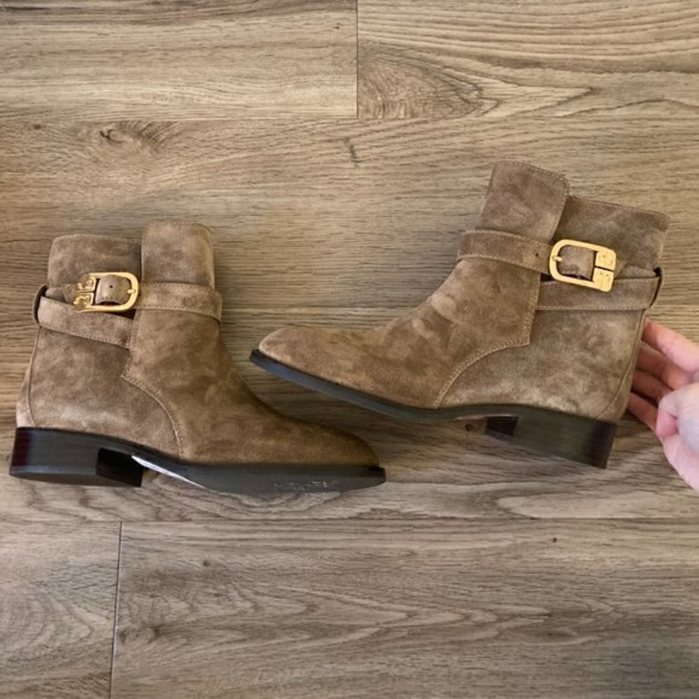 Tory Burch Brooke Ankle Suede Boot Size 6 NEW - Picture 4 of 9
